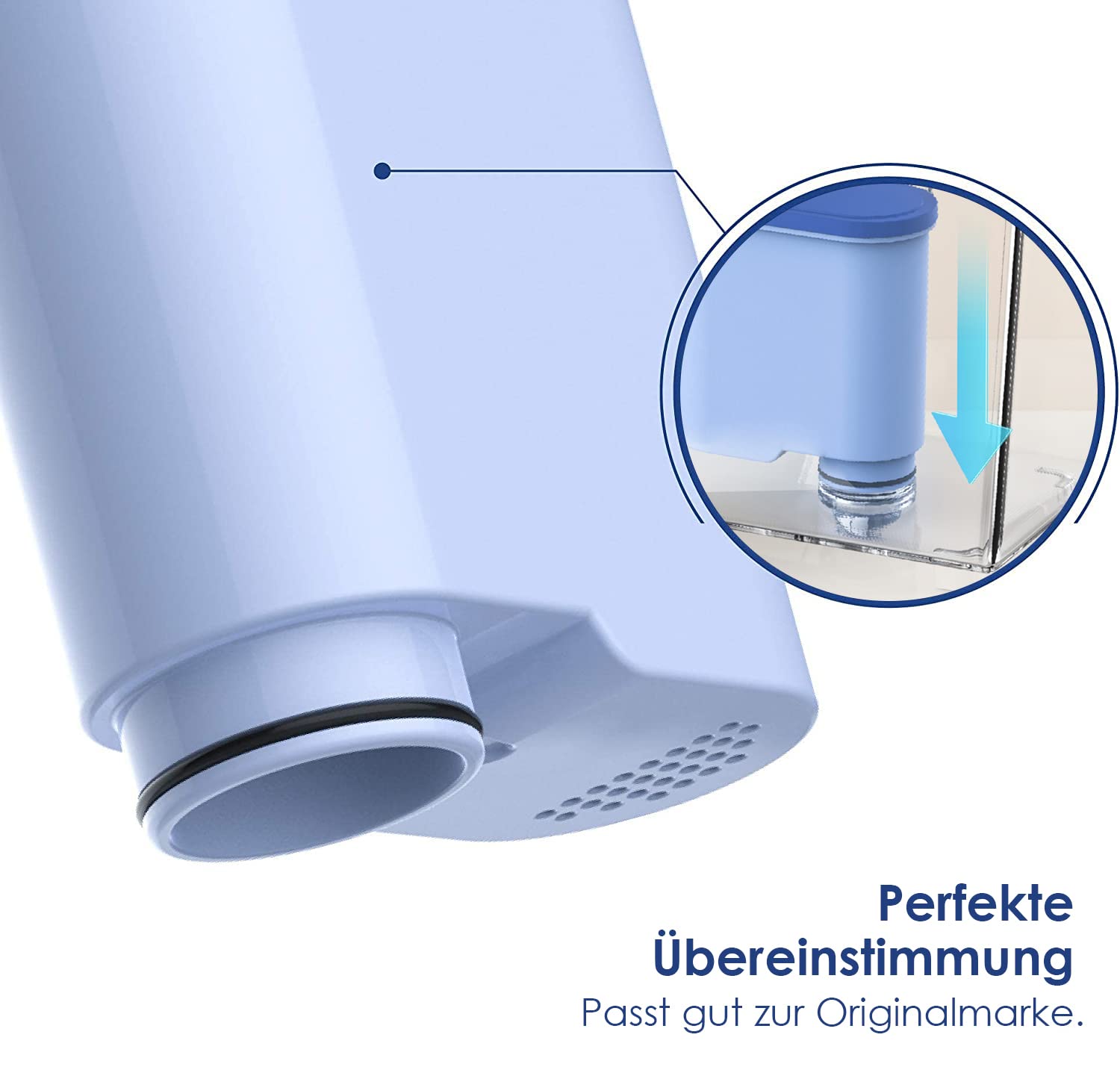 Waterdrop Ersatzwasserfilter für Philips® AquaClean® CA6903/10 CA6903/22, Kompatibel mit Saeco® und Philips® Kaffeevollautomaten, TÜV SÜD Zertifiziert (4)